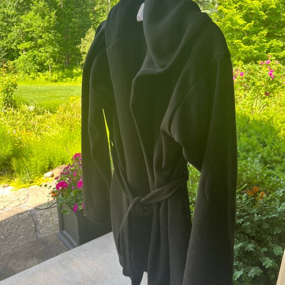 Z SUPPLY Soft Spun Black Hooded Cardigan Sweater SIZE M EXCELLENT - Picture 8 of 13